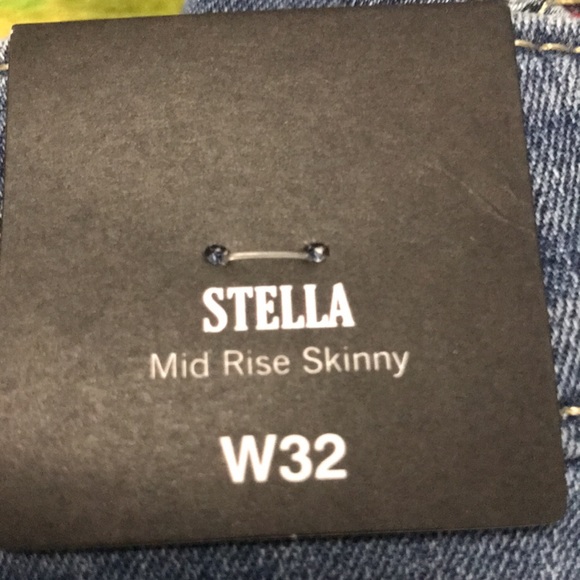 True Religion Mid rise skinny w32 Stella medium wash no flap NWT - Picture 8 of 16